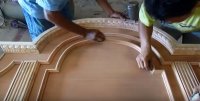 Production of carved furniture